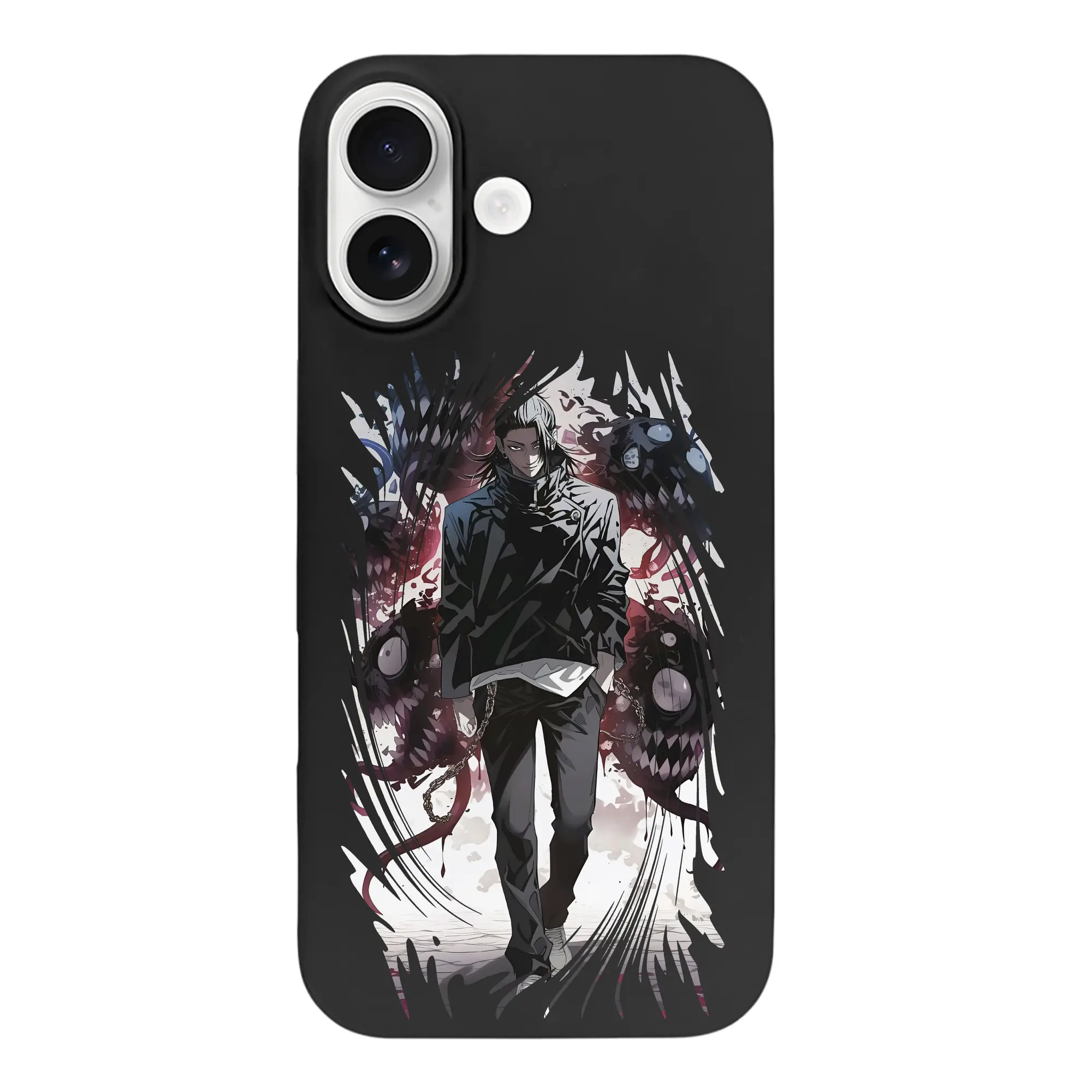 呪術廻戦 グッズ,夏油 傑 - iPhone 17 シリーズ シリコンケース 薄型 耐衝撃 指紋防止 ソフトタッチカバー 精密フィット 傷防止 保護ケース iPhone 17/17 Air/17 Pro/17 Pro Max 対応